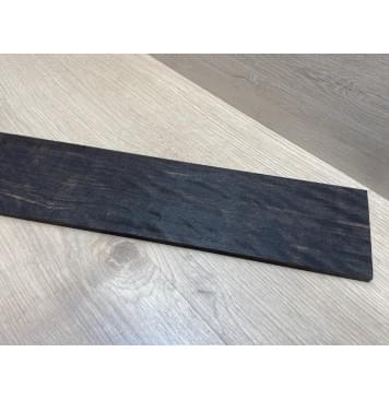 Эбен Чёрный Волнистый заготовка накладки для бас-гитары Радиал А Волна ААА 8(7)х103-83х714 мм (сучок)-1