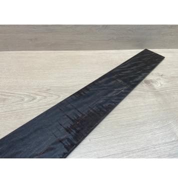 Эбен Чёрный Волнистый заготовка накладки для бас-гитары Радиал А Волна ААА 8(7)х103-83х714 мм (сучок)-4