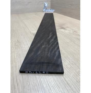 Эбен Чёрный Волнистый заготовка накладки для бас-гитары Радиал А Волна ААА 8(7)х103-83х714 мм (сучок)-5