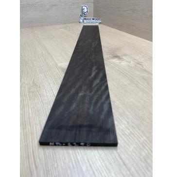 Эбен Чёрный Волнистый заготовка накладки для бас-гитары Радиал А Волна ААА 8(7)х103-83х714 мм (сучок)-6