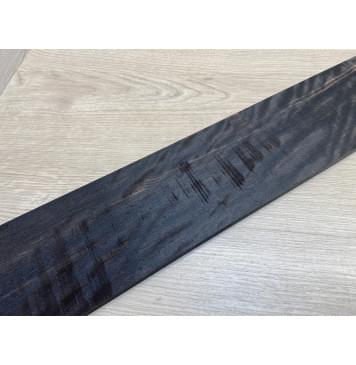 Эбен Чёрный Волнистый заготовка накладки для бас-гитары Радиал А Волна ААА 8(7)х103-83х714 мм (сучок)-10