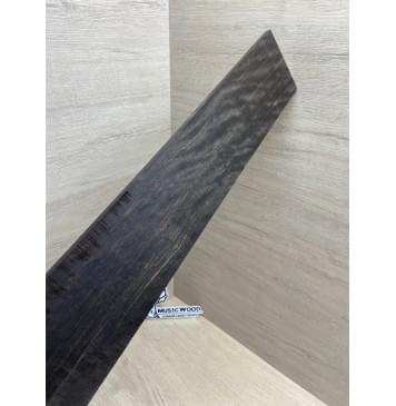 Эбен Чёрный Волнистый заготовка накладки для бас-гитары Радиал А Волна ААА 8(7)х103-83х714 мм (сучок)-13