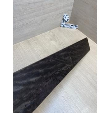 Эбен Чёрный Волнистый заготовка накладки для бас-гитары Радиал А Волна ААА 8(7)х103-83х714 мм (сучок)-16