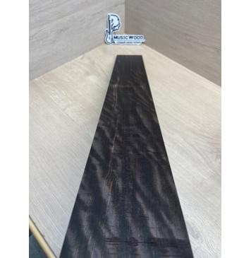 Эбен Чёрный Волнистый заготовка накладки для бас-гитары Радиал А Волна ААА 8(7)х103-83х714 мм (сучок)-18