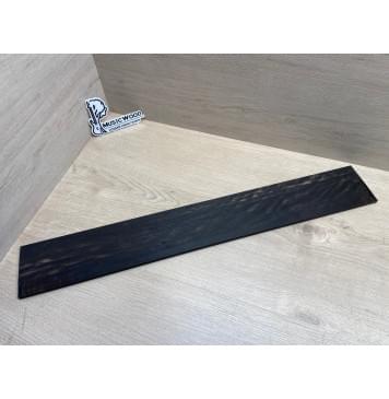 Эбен Чёрный Волнистый заготовка накладки для бас-гитары Смешанный АА Волна ААА 9(8)х99х713 мм (сучки)-0