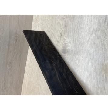 Эбен Чёрный Волнистый заготовка накладки для бас-гитары Смешанный АА Волна ААА 9(8)х99х713 мм (сучки)-10