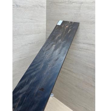 Эбен Чёрный Волнистый заготовка накладки для бас-гитары Смешанный АА Волна ААА 9(8)х99х713 мм (сучки)-18