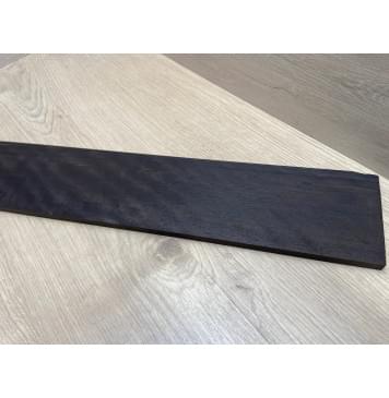 Эбен Чёрный Волнистый заготовка накладки для бас-гитары Радиал АА Волна ААА 8,5х103-94х710 мм-14