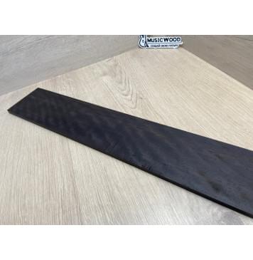 Эбен Чёрный Волнистый заготовка накладки для бас-гитары Радиал АА Волна ААА 8,5х103-94х710 мм-15