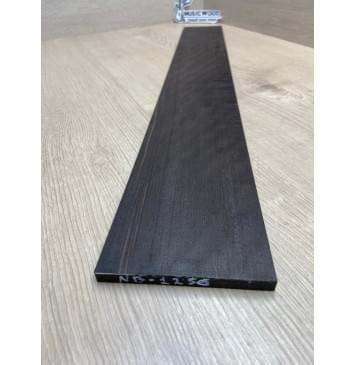 Эбен Чёрный Волнистый заготовка накладки для бас-гитары Радиал АА Волна ААА 8,5х103-94х710 мм-3