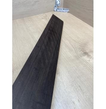 Эбен Чёрный Волнистый заготовка накладки для бас-гитары Радиал АА Волна ААА 8,5х103-94х710 мм-5