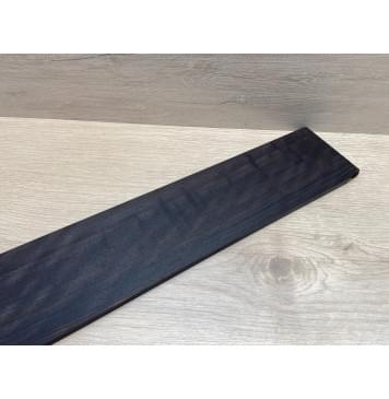 Эбен Чёрный Волнистый заготовка накладки для бас-гитары Радиал АА Волна ААА 8,5х103-94х710 мм-7