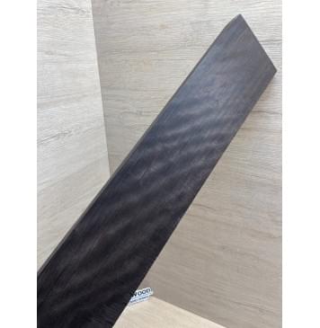 Эбен Чёрный Волнистый заготовка накладки для бас-гитары Радиал АА Волна ААА 8,5х103-94х710 мм-10