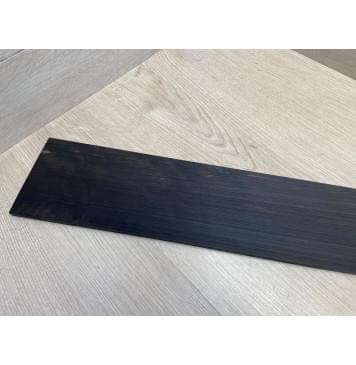 Эбен Чёрный заготовка накладки для бас-гитары Смешанный АА 8(7)х116-83х691 мм-3