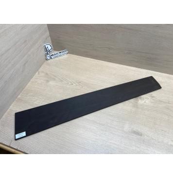Эбен Чёрный заготовка накладки для бас-гитары Смешанный АА 8(7)х116-83х691 мм-4