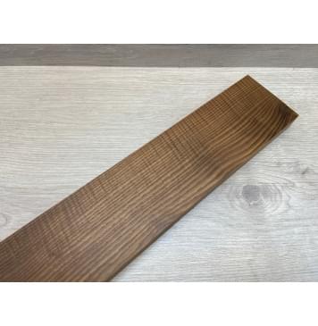 Ясень Печеный 180гр Волнистый заготовка грифа для Безголовой гитары Смешанный А Волна АА 25х85х640 мм (Уценка-сучки)-6