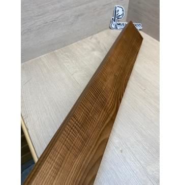 Ясень Печеный 180гр Волнистый заготовка грифа для Безголовой гитары Смешанный А Волна АА 25х85х640 мм (Уценка-сучки)-3