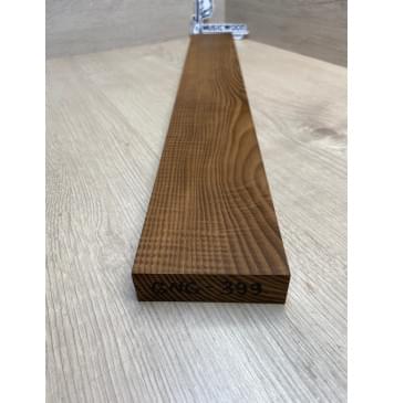 Ясень Печеный 180гр Волнистый заготовка грифа для Безголовой гитары Смешанный А Волна АА 25х85х640 мм (Уценка-сучки)-4