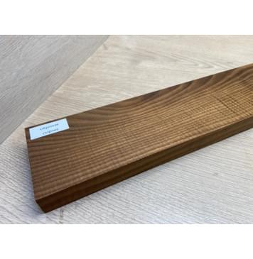 Ясень Печеный 180гр Волнистый заготовка грифа для Безголовой гитары Смешанный А Волна АА 25х85х640 мм (Уценка-сучки)-8