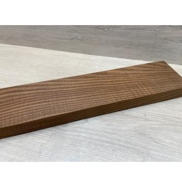 Ясень Печеный 180 гр Волнистый заготовка грифа для электрогитары Смешанный А Волна АА 28.5х90х815 мм (Уценка-сучки)-1