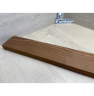 Ясень Печеный 180 гр Волнистый заготовка грифа для электрогитары Смешанный А Волна АА 28.5х90х815 мм (Уценка-сучки)-4