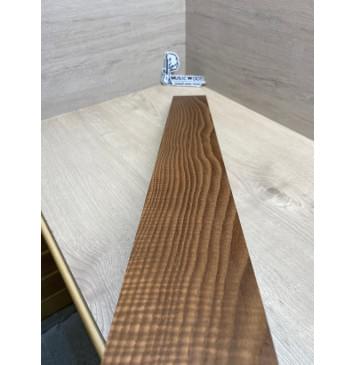 Ясень Печеный 180 гр Волнистый заготовка грифа для электрогитары Смешанный А Волна АА 28.5х90х815 мм (Уценка-сучки)-9