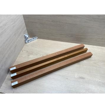 Сапели/Клён Печёный 180гр заготовка для переклеенного грифа электрогитары Радиал АА 45х(33-17-33)х665 мм - из 3 частей-8