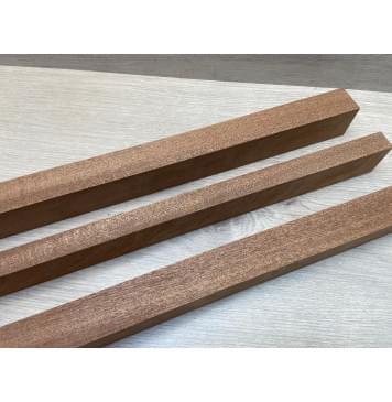 Сапели заготовка грифа электрогитары Радиал АА 43х(31-18-31)х710 мм - из 3 частей-4