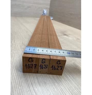 Сапели заготовка грифа электрогитары Радиал АА 43х(31-18-31)х710 мм - из 3 частей-5