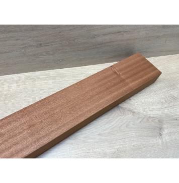 Сапели заготовка сквозного грифа гитары Радиал АА 46х96х1098 мм-0