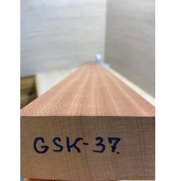 Сапели заготовка сквозного грифа гитары Радиал АА 46х96х1098 мм-5