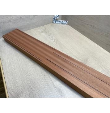 Сапели заготовка сквозного грифа гитары Радиал А 42х119х1140 мм (Уценка-мелкие сучки,трещины)-9