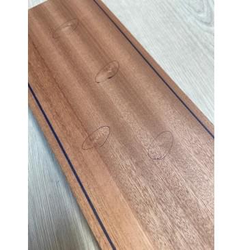 Сапели заготовка сквозного грифа гитары Радиал А 42х119х1140 мм (Уценка-мелкие сучки,трещины)-16