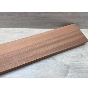 Сапели заготовка сквозного грифа гитары Радиал А 42х119х1140 мм (Уценка-мелкие сучки,трещины)-0