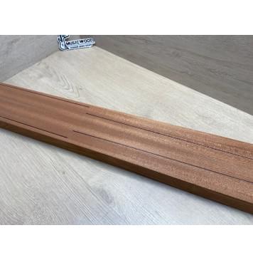 Сапели заготовка сквозного грифа гитары Радиал ААА 43х119х1105 мм-5