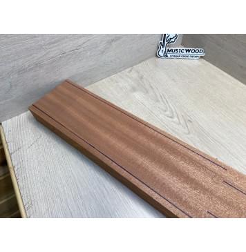 Сапели заготовка сквозного грифа гитары Радиал ААА 43х119х1105 мм-10