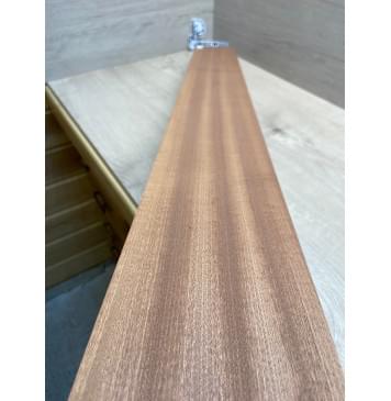 Сапели заготовка сквозного грифа гитары Радиал ААА 44х120х1115 мм-7