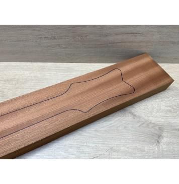 Сапели заготовка сквозного грифа гитары Радиал АА 44х118х1110 мм-7