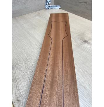 Сапели заготовка сквозного грифа гитары Радиал АА 44х118х1110 мм-4