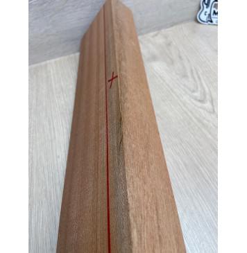 Сапели заготовка сквозного грифа гитары Радиал АА 44х100-96х1100 мм-3