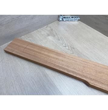 Махагон Африканский Кая, заготовка грифа, Радиал ААААА 23х89-97х800 мм-6