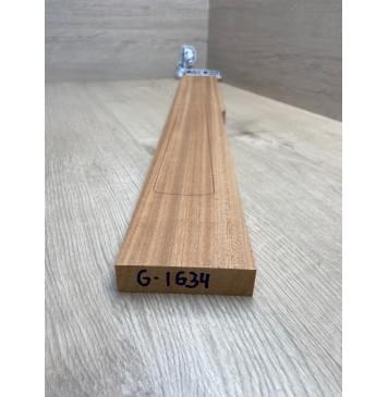 Махагон Африканский Кая, заготовка грифа, Радиал ААААА 23х89-97х800 мм-4