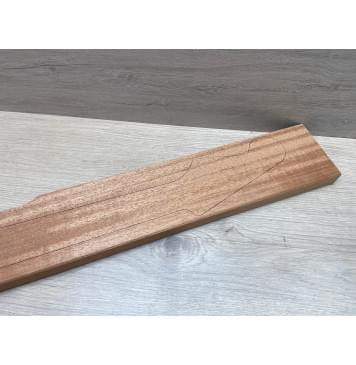 Махагон Африканский Кая, заготовка грифа, Радиал ААААА 23х89-97х800 мм-11