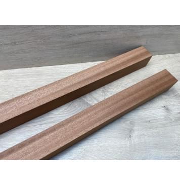 Сапели заготовка для переклеенного сквозного грифа гитары Радиал ААААА 47х(44-44)х1235 мм-5