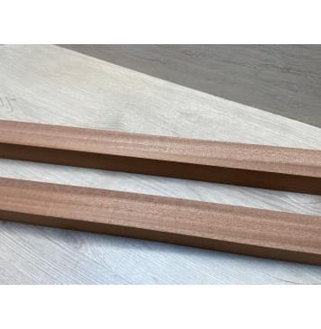 Сапели заготовка для переклеенного сквозного грифа гитары Радиал ААААА 47х(44-44)х1235 мм-4