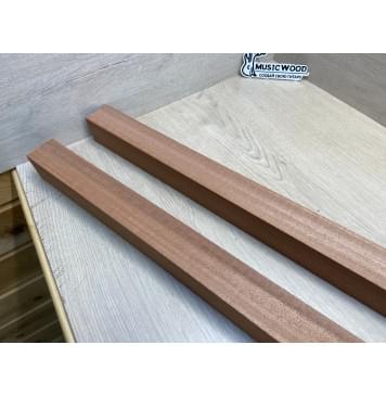 Сапели заготовка для переклеенного сквозного грифа гитары Радиал ААААА 47х(44-44)х1235 мм-2