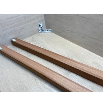 Сапели заготовка для переклеенного сквозного грифа гитары Радиал ААААА 47х(44-44)х1235 мм-8