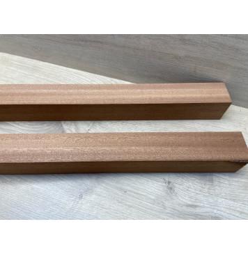 Сапели заготовка для переклеенного сквозного грифа гитары Радиал А 48х(44-44)х1235 мм-3