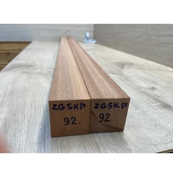 Сапели заготовка для переклеенного сквозного грифа гитары Радиал А 48х(44-44)х1235 мм-1