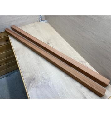 Сапели заготовка для переклеенного сквозного грифа гитары Радиал АА 49х(44-44)х1285 мм-0